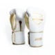 Harrier Pro – Hook & Loop Boxing Gloves White & Gold