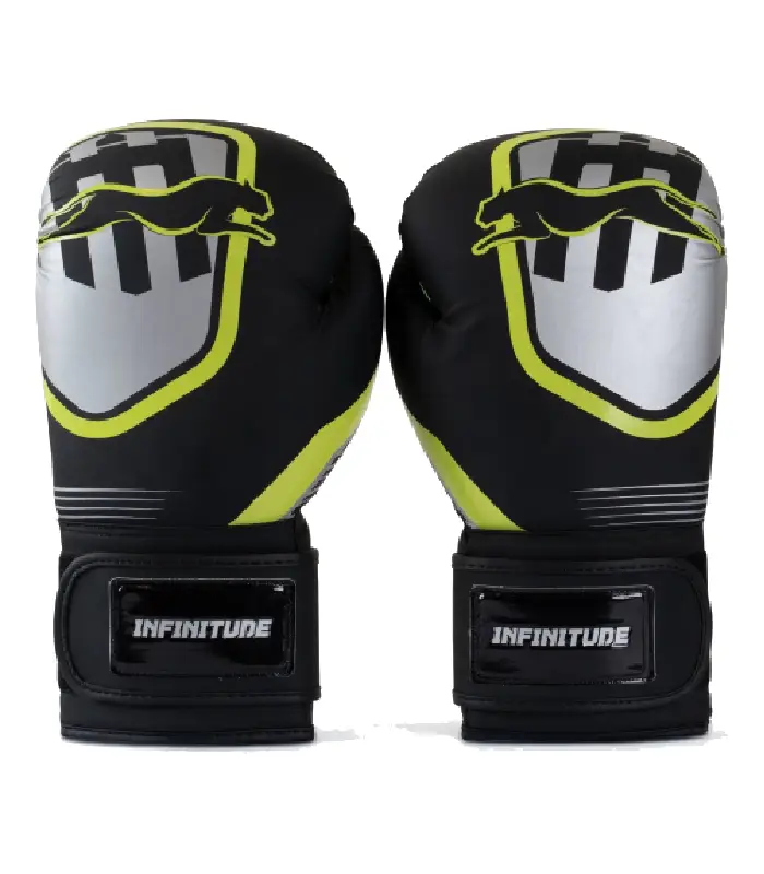 PU Boxing Gloves – Hook & Loop GreenBlack