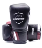 Raider Pro Boxing Gloves Black & Maroon