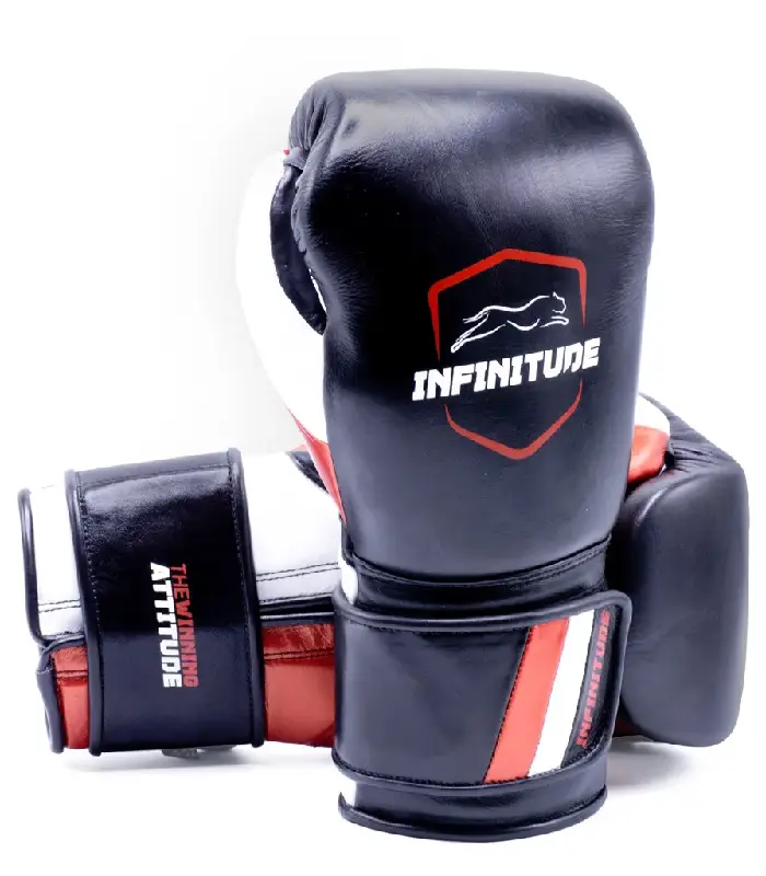 Raider Pro Boxing Gloves Black & Red