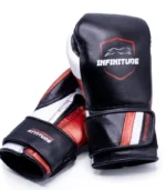 Raider Pro Boxing Gloves | Black & Red